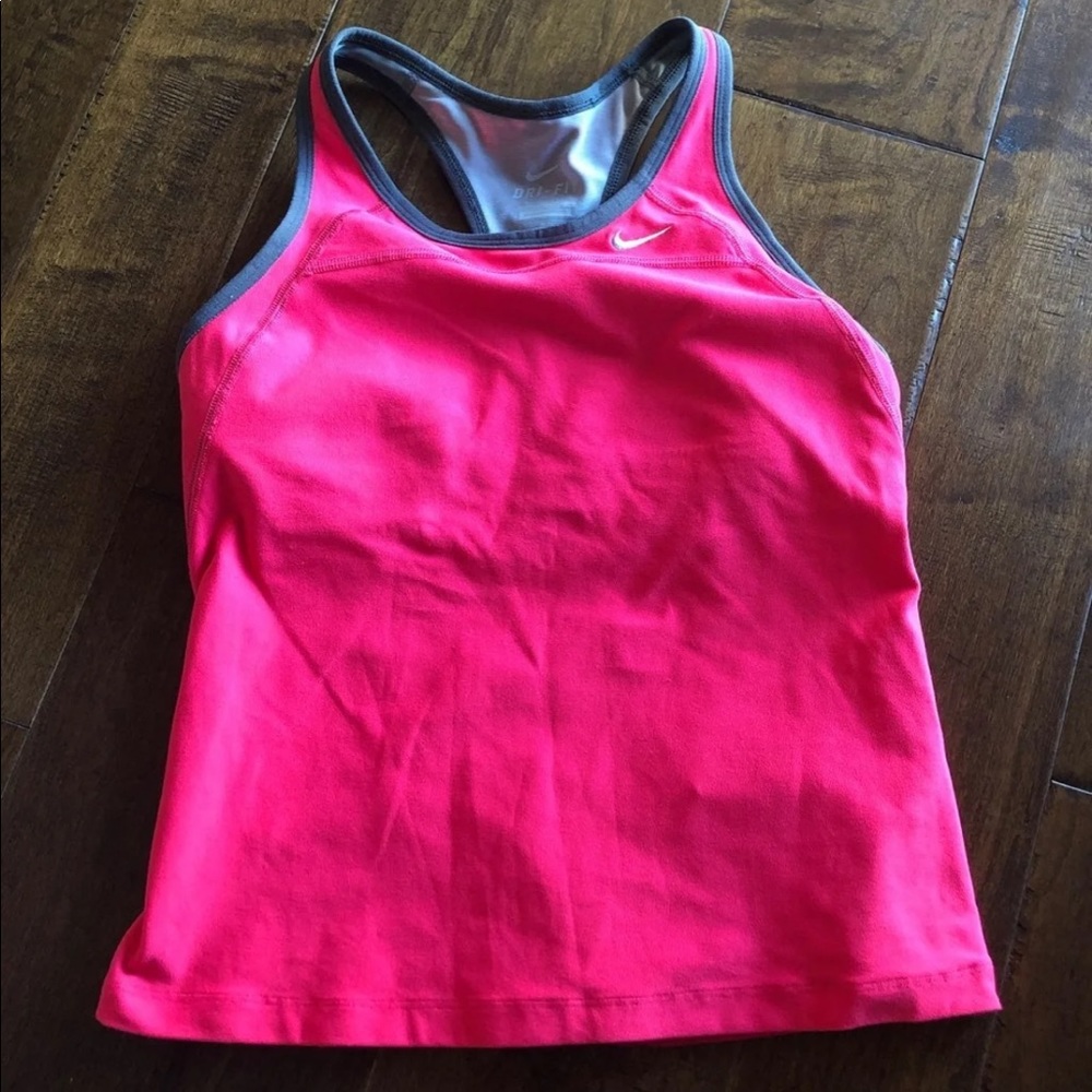 Pink Nike work out Tank Top